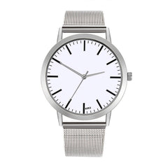 Business Style  Women Watches Black Scale Dial Ladies Quartz Wristwatch Fashion Mesh Belt Strap Casual Clock Zegarki Damskie@50