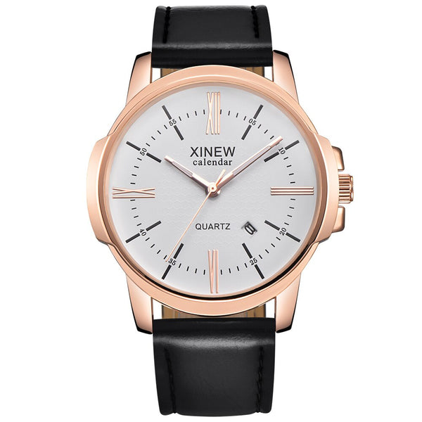 Luxury Sport Male Clock Relogio Masculino Men's Watch Leather Strap Wristwatch Erkek Kol Saati Reloj Hombre Men Watches