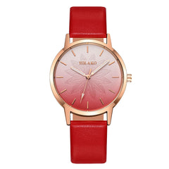 2020 Woman Watches Frosted Dial Quartz Wristwatch Luxury Ladies Dress Watches Solid Color Leather  Female Clock Relogio Feminino
